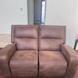 Bryce® Fabric Manual Reclining love set 
