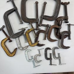 Assorted C Clamps (14)