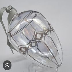 Vintage Egypt Hand Blown Art Glass Ornament 