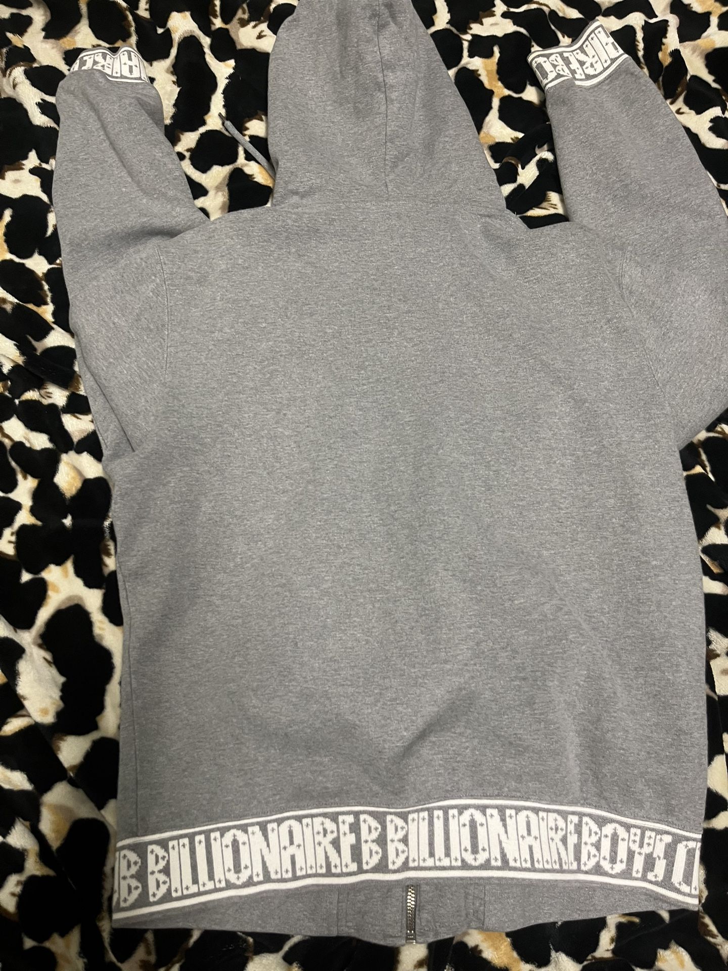 Billionaire Boys Club Hoodie Grey White
