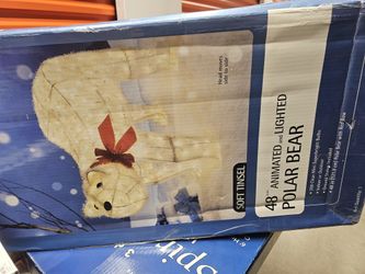 48 Inch Christmas Polar Bear