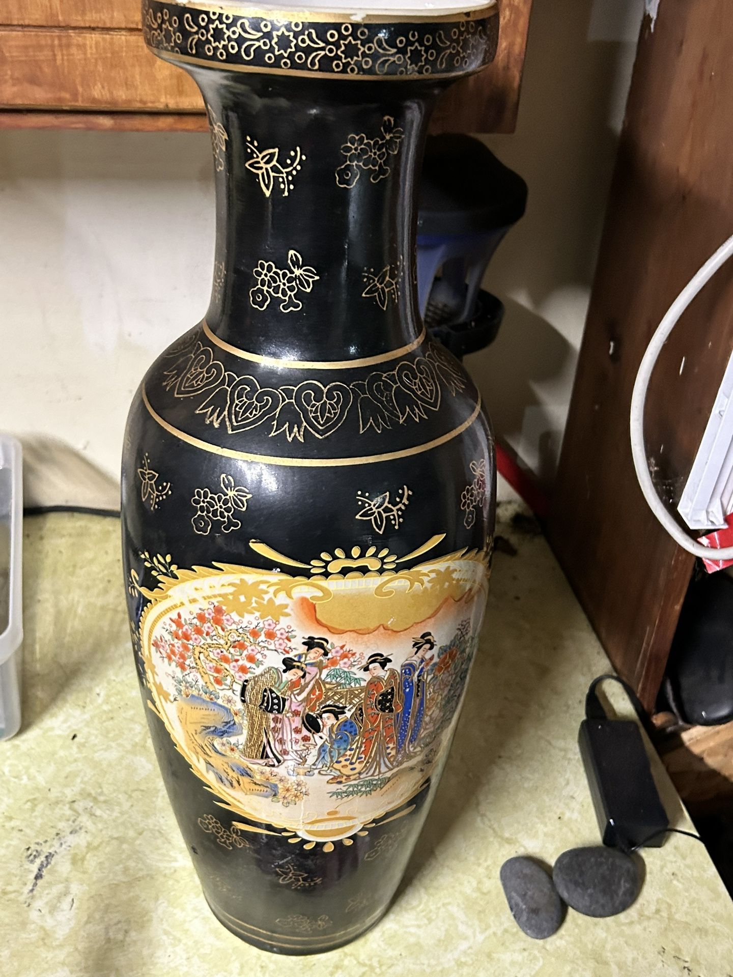 Porcelain Geisha Girls 24 Inch Length