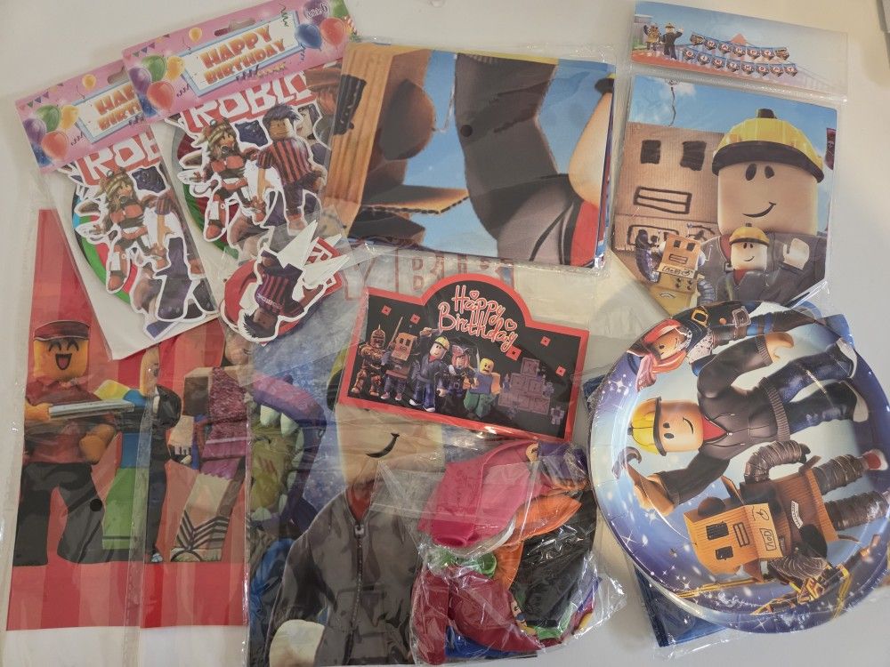 #2 Roblox Birthday Party Supplies