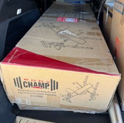 Champ weight bench like new