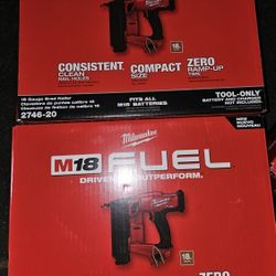 Milwaukee
M18 FUEL 18-Volt Lithium-Ion Brushless Cordless Gen II 18-Gauge Brad Nailer (Tool-Only)