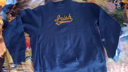 University Of Notre Dame Fighting Irish Bookstore Vintage Crew Neck Sweatshirt. NOS 
Brand New with Tags
Hard to Find..
$175 