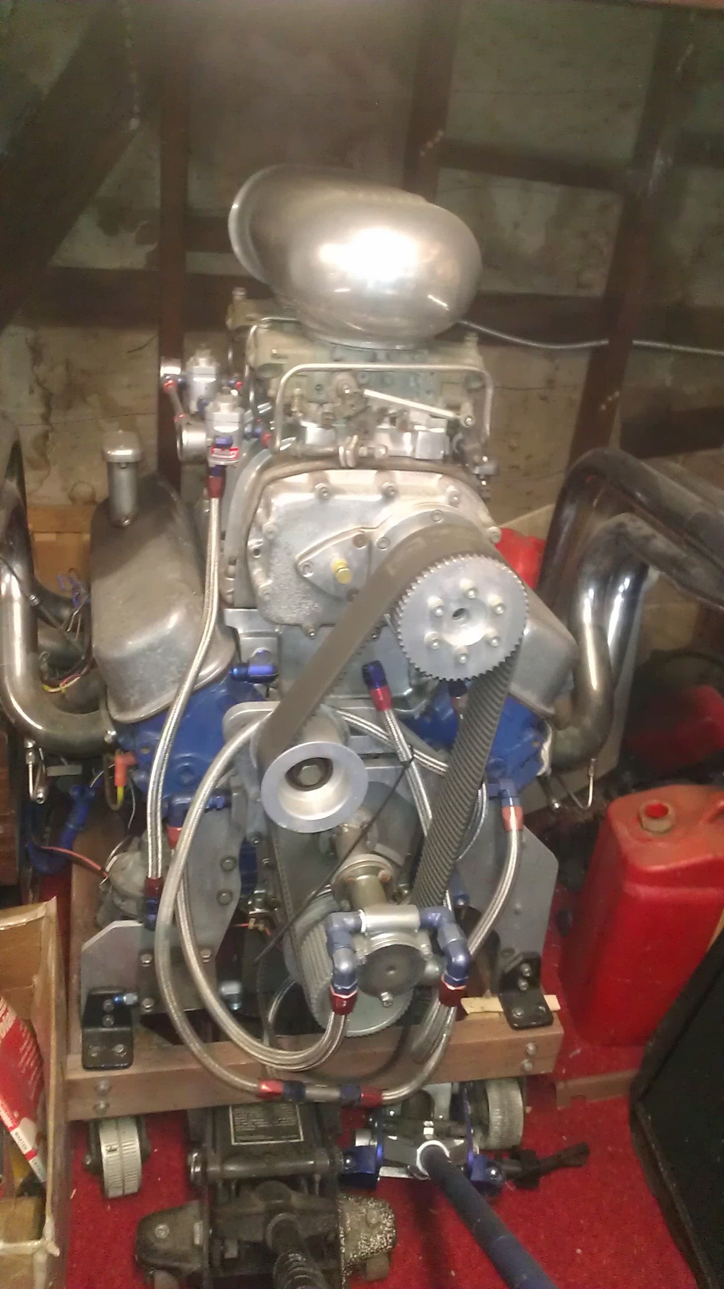 396 blown boat motor