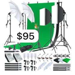Photography Lighting Kit – $95