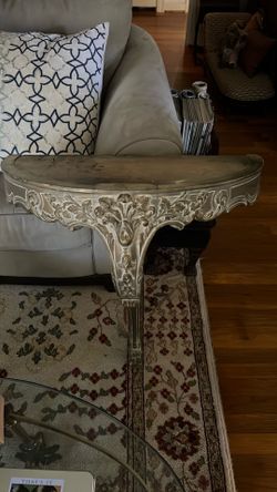 Pedestal table base gold gilded