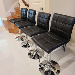 Black Bar Stools Brand New 