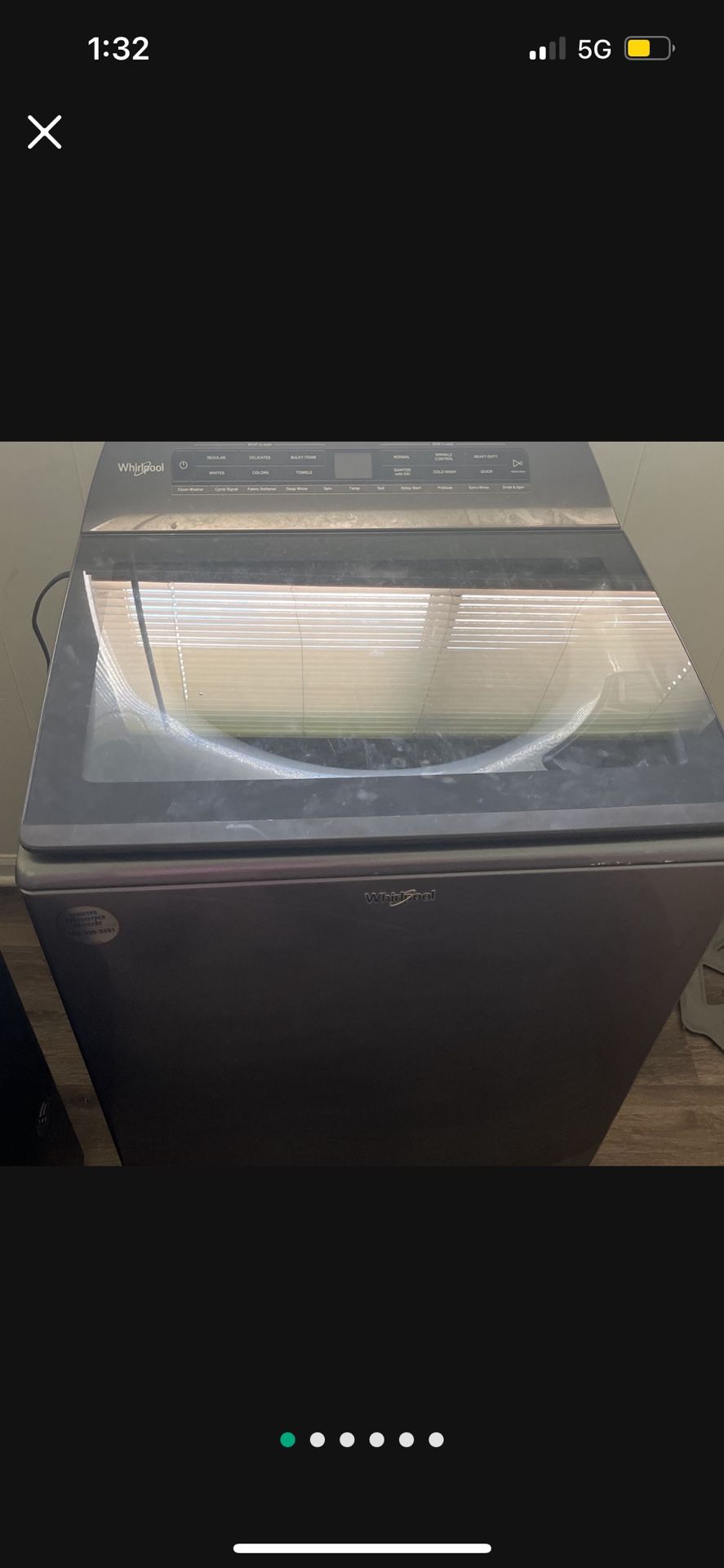 Whirlpool 4.8 Cu Ft TL Washer +7.4Cu Ft Electric Dry