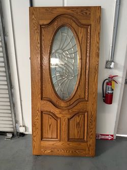 Solid Oak Front Door