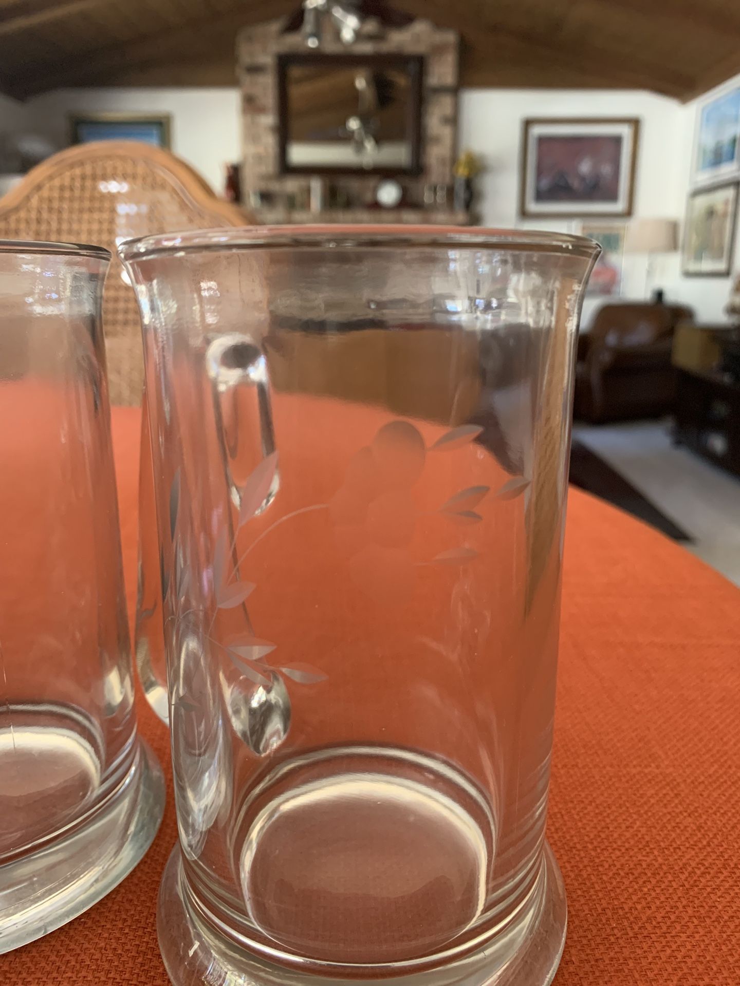 Princess House Crystal Beer Steins