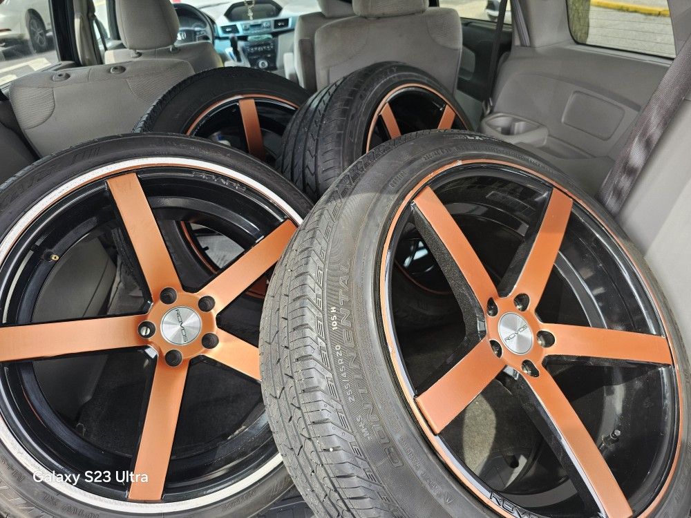 20inch Rims With Tires  5x120 5x114 5x112