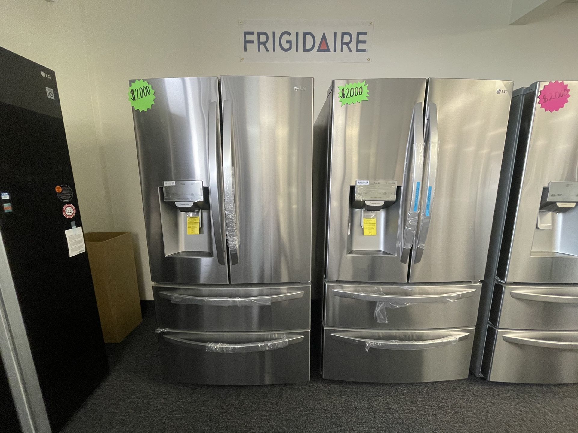 New Lg Four Door Refrigerator