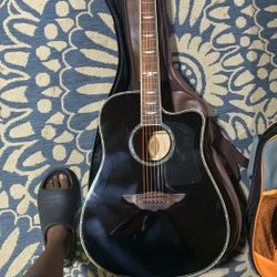 Acoustic Guitar With Case