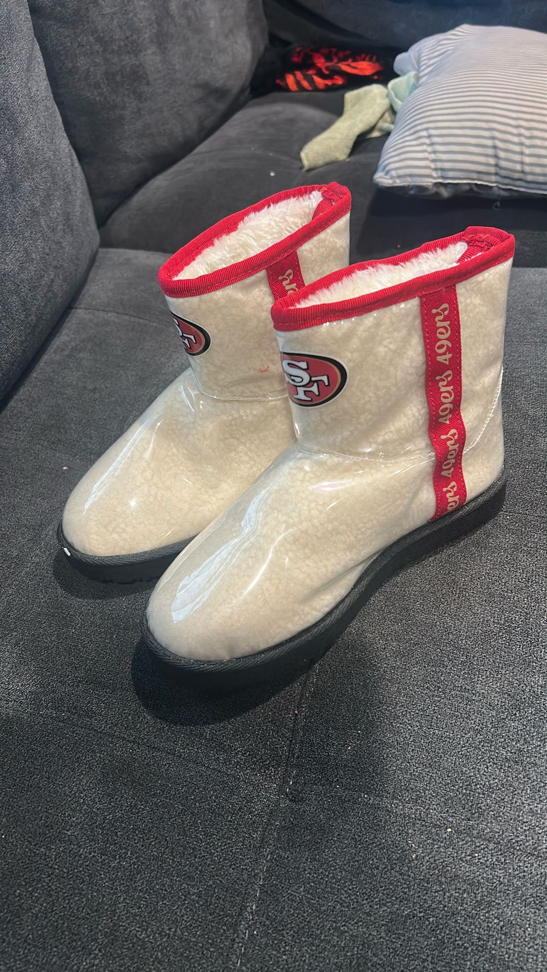 49er Rain Boots Size 8