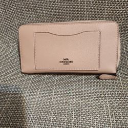 cartera rosa coach