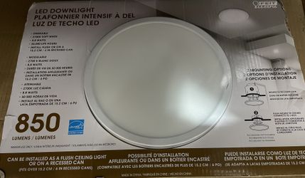 Feit Electric 5/6 LED Round Flat Panel Downlight 