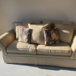 Sofa , china cabinet 