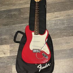 Fender Squier Debut Series Stratocaster Electric Guitar, Beginner Guitar