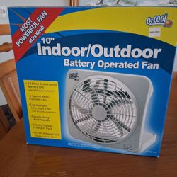 10 Inch Indoor/outdoor Fan