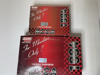 NASCAR 1:96 & 1:64 diecast haulers. Raymond Beadle Blue Max team