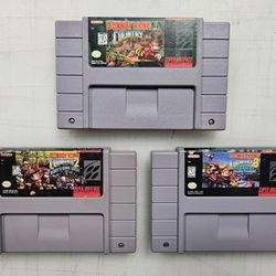 Donkey Kong Trilogy Super Nintendo Games
