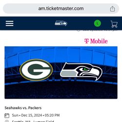 2 Club Seats Undercover packers Seahawks Game Tonight 