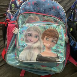 Frozen Backpack With Lunchbox