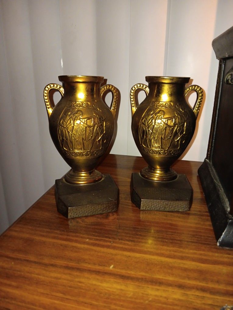 Antique Bookends Very Heavy 