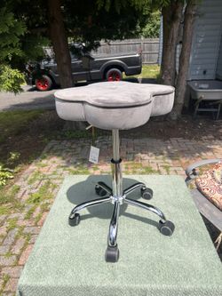 Gray Swivel Stool - Brand New