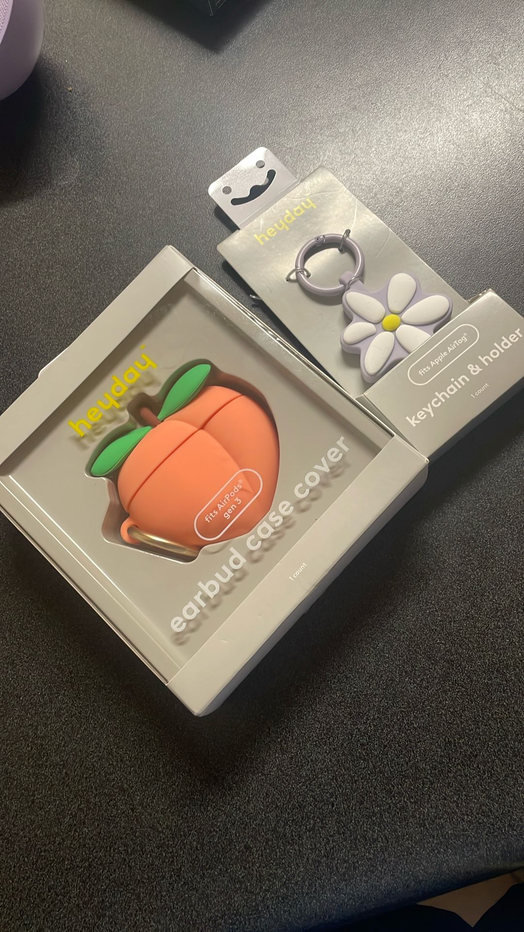 Earbud Case And Air Tag Key Chain Holder 