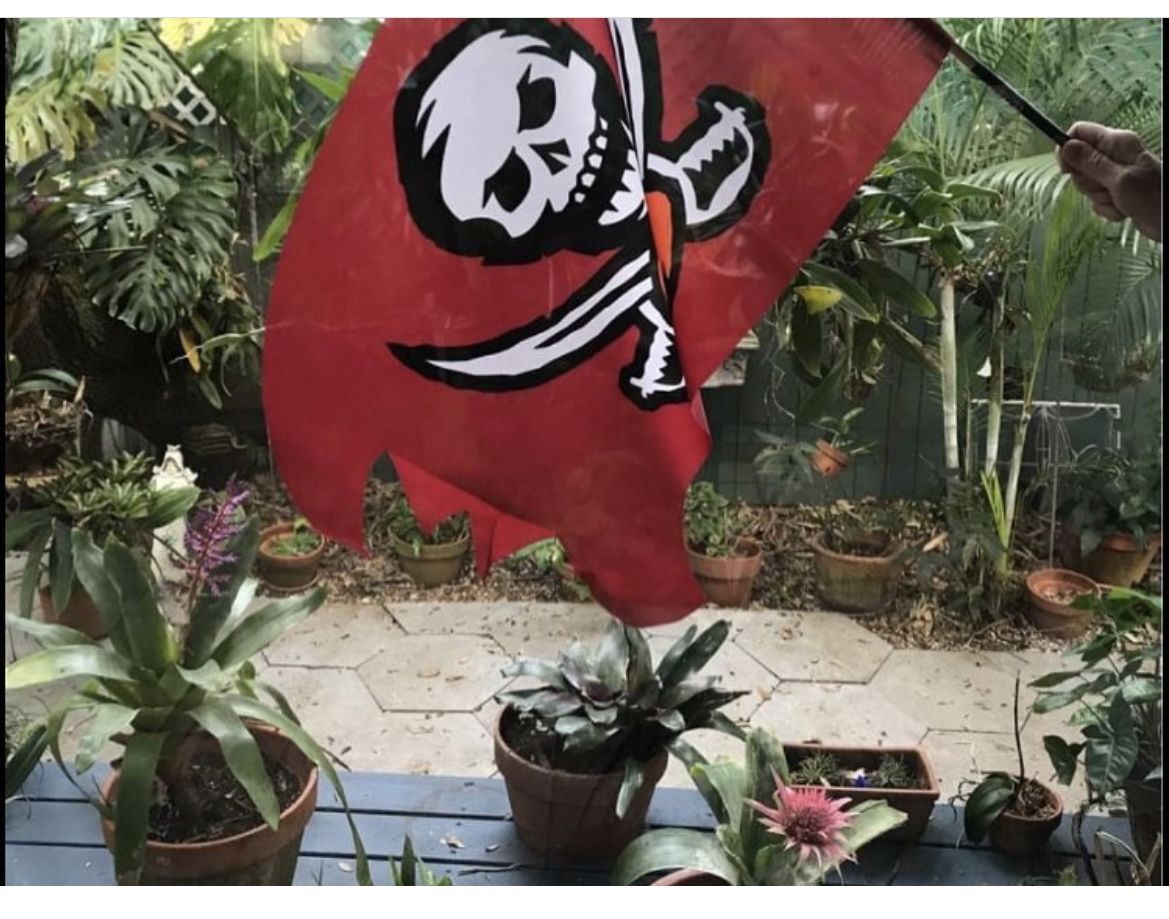 Bucs Rally Flags On A Stick 