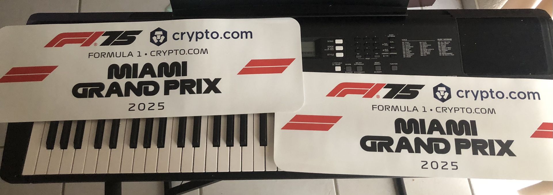 F1 75 Miami Grand Prix 2025 Decals