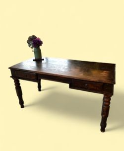 Vintage Solid Wood Desk