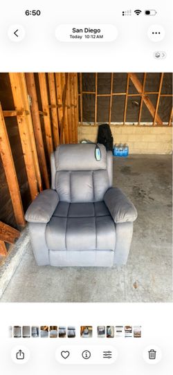 Powered recliner chair… massage and heated