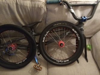 Bmx  pro  racer stay strong  20 carbon fiber bars rims