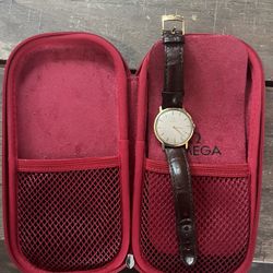 18k Gold Mens Vintage Omega 1970