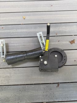 Shelby Manual Hand Crank Boat Trailer Winch and 12” Keel Roller