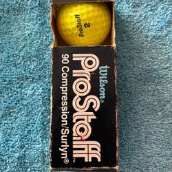 Wilson ProStaff 2 "Nuclear Yellow" Golf Balls