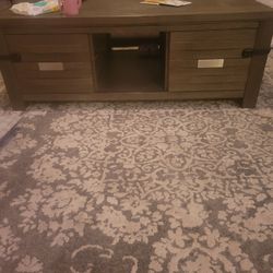 Coffee Table With Drawers And TV Stand With Drawers 