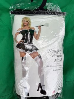 Naughty French Maid 2-Piece Costume