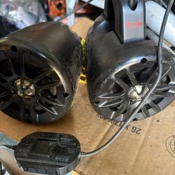 Boss Audio 4" 2-Way Amplified Waketower Speakers #BM40AMPB