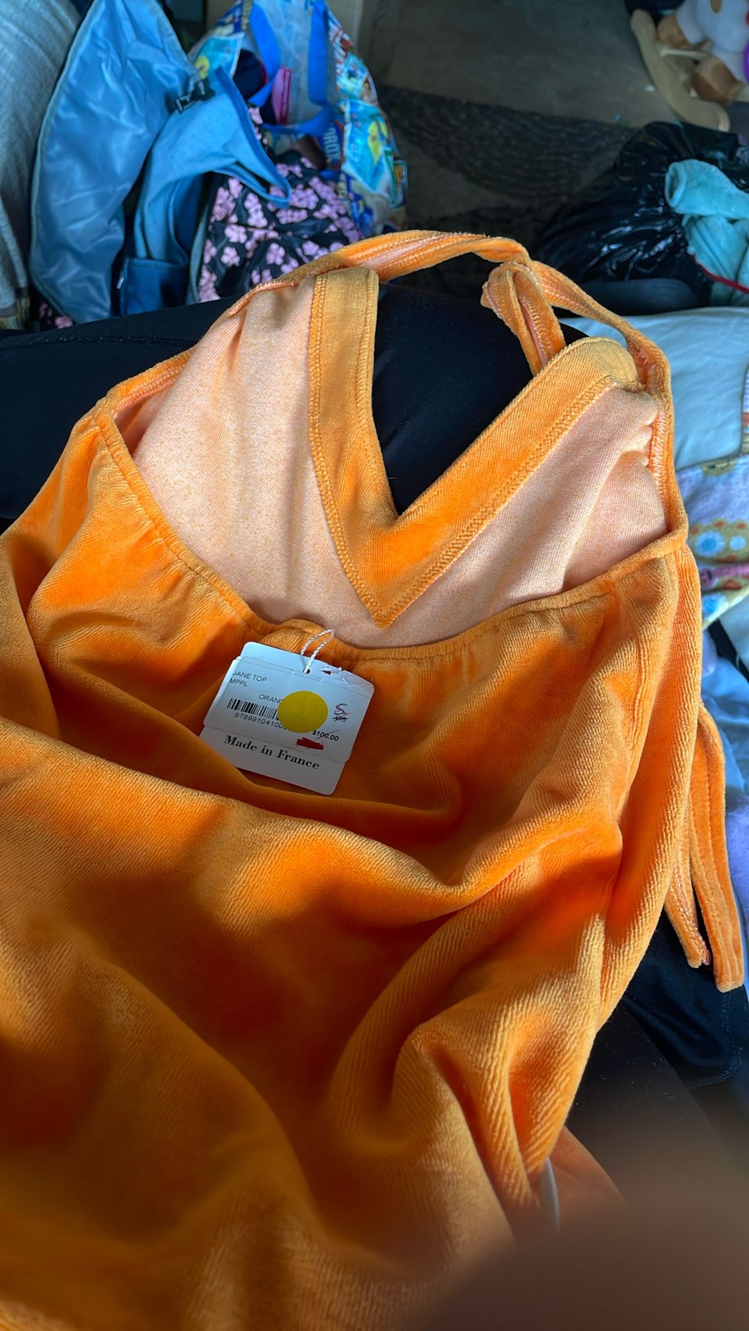 Halter Top Orange