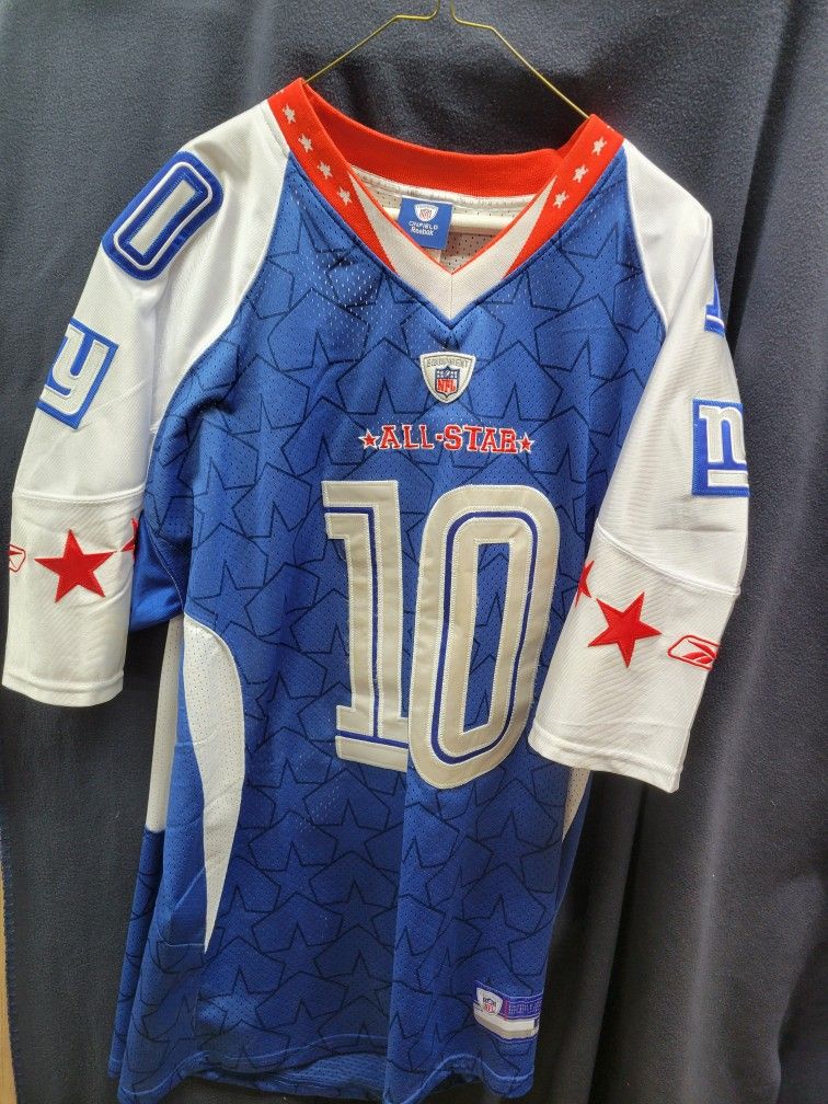 New York GIANTS, Eli Manning 2009 All-star Onfield Reebok Jersey, Size 52, XL