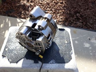 Alternador para motor v6 chevy cromado