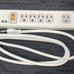 Belkin 6 Outlet 6ft Metal Power Strip Surge Protector with Phone Line 