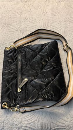 Black soft puffy Crossbody