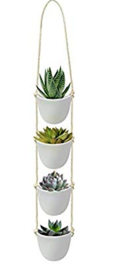 Hanging plant pots modern set of 3 Brand new!
